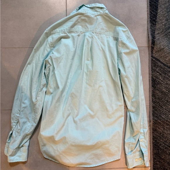 U.S. Polo Assn. Light Blue Casual Button Down Shirt Slim Fit - Picture 3 of 3